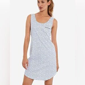 Roller Rabbit, jersey blue hearts nightgown Size Medium